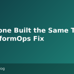 Everyone Built the Same Tool: A PlatformOps Fix